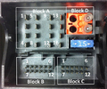 40 (16+12+12) pin QuadLock Fakra Head Unit / Car Stereo photo