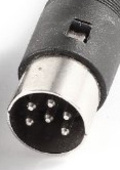 6 pin DIN male photo