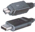 4 pin, 6 pin or 9 pin IEEE1394 (FireWire) plug photo