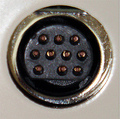 10 pin mini-din female photo