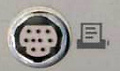 9 pin Apple mini din photo