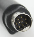 9 pin mini-din male photo