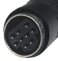 9 pin mini-DIN female proprietary photo