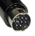 9 pin mini-DIN male proprietary photo